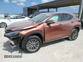 2025 Lexus NX 350 Premium z VIN 2T2GGCEZ6SC076703, wystawiony jako Copart lot #54664795 z przebiegiem 4 188 mil mil oraz Szkoda całkowita • Salvage title. Historia ofert i sprzedaży dostępna na DreamBid. Obrazek 1.