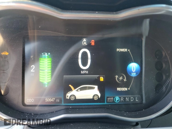 2015 Chevrolet Spark EV LT with VIN KL8CL6S04FC788723, listed as a Copart auction lot 80545934 with 50,647 mi miles and Clean Title. Bid and sale history available at carsss.com. Image 9.