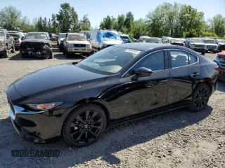 2025 Mazda 3 S Select Sport with VIN JM1BPABMXS1763134, listed as a Copart auction lot 58863835 with 1,984 mi miles and Salvage title. Bid and sale history available at DreamBid. Image 1.