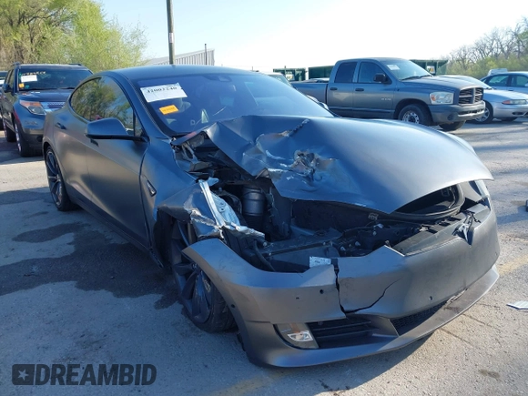 2016 Tesla Model S 90D with VIN 5YJSA1E43GF115310, listed as a IAAI auction lot 42002240 with 108,172 mi miles and . Bid and sale history available at DreamBid. Image 6.