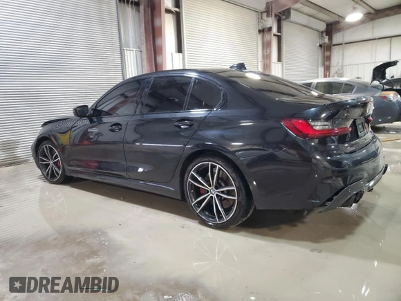 2022 BMW 3 Series M340i xDrive with VIN 3MW5U9J08N8C24995, listed as a Copart auction lot 83840124 with 0 mi miles and Salvage Title. Bid and sale history available at carsss.com. Image 2.