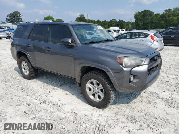 2014 Toyota 4Runner SR5 with VIN JTEZU5JR1E5075253, listed as a Copart auction lot 59514905 with 167,351 mi miles and Salvage title. Bid and sale history available at DreamBid. Image 4.