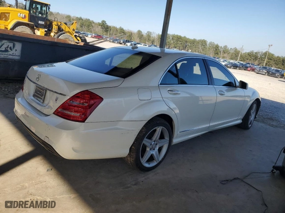 2011 Mercedes-Benz S-Class S 550 with VIN WDDNG7BBXBA370223, listed as a Copart auction lot 45787535 with 67,903 mi miles and Salvage Title. Bid and sale history available at carsss.com. Image 3.
