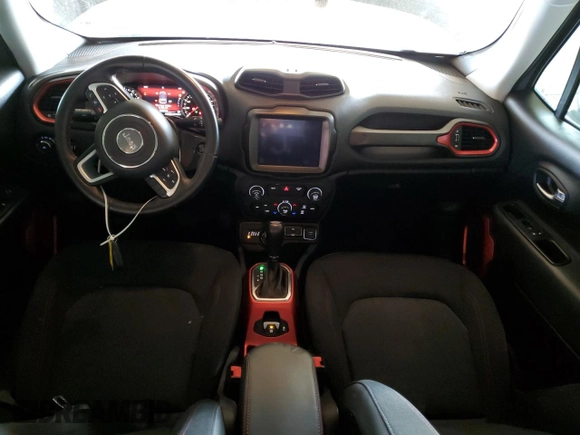 2018 Jeep Renegade Trailhawk with VIN ZACCJBCB9JPH79512, listed as a Copart auction lot 52190995 with 55,121 mi miles and Salvage title. Bid and sale history available at DreamBid. Image 8.