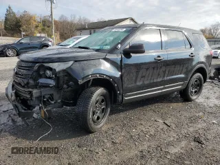 2014 Ford Utility Police Interceptor with VIN 1FM5K8AR8EGB19937, listed as a Copart auction lot 79440294 with 140,325 mi miles and Salvage Title. Bid and sale history available at carsss.com. Image 1.
