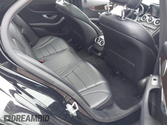 2017 Mercedes-Benz C 300 with VIN 55SWF4KB0HU224122, listed as a IAAI auction lot 41128283 with 93,861 mi miles and . Bid and sale history available at carsss.com. Image 8.