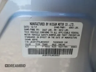 2018 Infiniti Q70 Luxe with VIN JN1BY1PP6JM330507, listed as a Copart auction lot 46118465 with 38,626 mi miles and Salvage title. Bid and sale history available at DreamBid. Image 12.