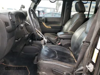 2014 Jeep Wrangler Unlimited Sahara with VIN 1C4BJWEG6EL185501, listed as a Copart auction lot 51538065 with 102,866 mi miles and Salvage Title. Bid and sale history available at carsss.com. Image 7.