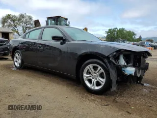 2022 Dodge Charger SXT with VIN 2C3CDXBGXNH200640, listed as a Copart auction lot 54198465 with 72,022 mi miles and Clean Title. Bid and sale history available at DreamBid. Image 4.