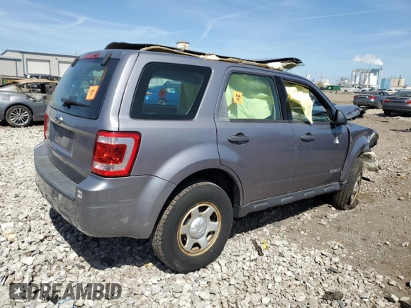 2008 Ford Escape XLS with VIN 1FMCU02Z38KB15233, listed as a Copart auction lot 56180325 with Not provided miles and Salvage title. Bid and sale history available at DreamBid. Image 3.