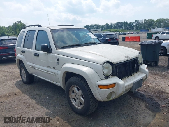 2002 Jeep Liberty Limited с VIN 1J8GL58K22W302844, выставлен на аукционе IAAI как лот 42501721 с пробегом 133 078 миль миль и . История ставок и продаж доступна на DreamBid. Изображение 1.