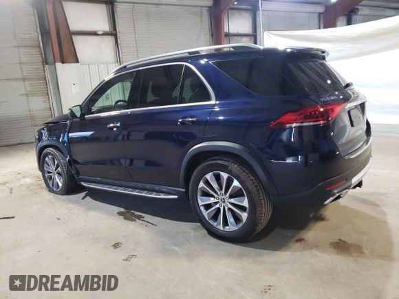 2021 Mercedes-Benz GLE 350 with VIN 4JGFB4KB6MA490787, listed as a Copart auction lot 49259735 with 47,664 mi miles and Salvage title. Bid and sale history available at DreamBid. Image 2.