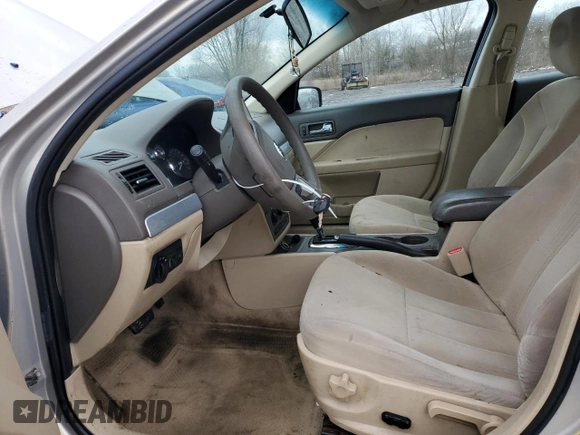 2009 Mercury Milan with VIN 3MEHM07Z09R600752, listed as a Copart auction lot 46673485 with 83,166 mi miles and Salvage title. Bid and sale history available at DreamBid. Image 7.