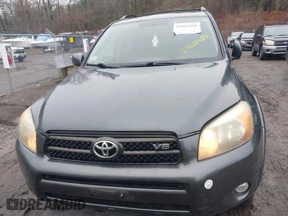 2007 Toyota RAV4 Sport with VIN JTMBK32V775040554, listed as a IAAI auction lot 41962420 with 163,905 mi miles. Bid and sale history available at carsss.com. Image 6.