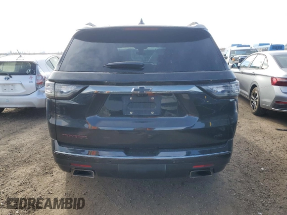 2020 Chevrolet Traverse Premier with VIN 1GNEVKKW9LJ120874, listed as a Copart auction lot 48032135 with 55,801 mi miles and Clean Title. Bid and sale history available at carsss.com. Image 6.