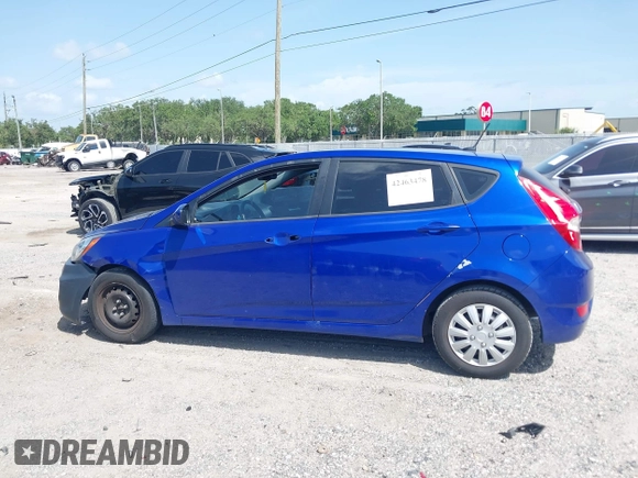 2013 Hyundai Accent GS with VIN KMHCT5AEXDU128879, listed as a IAAI auction lot 42463478 with 213,810 mi miles and . Bid and sale history available at DreamBid. Image 14.