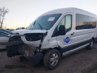 2019 Ford Transit Passenger XL with VIN 1FBAX2CM6KKA99672, listed as a IAAI auction lot 41003698 with 73,096 mi miles and . Bid and sale history available at carsss.com. Image 18.