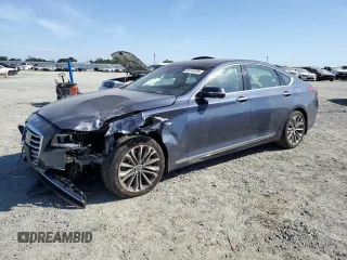 2015 Hyundai Genesis 3.8L z VIN KMHGN4JE2FU085986, wystawiony jako Copart lot #58745155 z przebiegiem 68 980 mil mil oraz Szkoda całkowita • Salvage title. Historia ofert i sprzedaży dostępna na DreamBid. Obrazek 1.