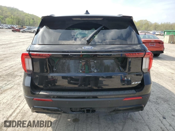 2025 Ford Explorer ST-Line z VIN 1FMUK8KH5SGB54450, wystawiony jako Copart lot #55024745 z przebiegiem 373 mil mil oraz Szkoda całkowita • Salvage title. Historia ofert i sprzedaży dostępna na DreamBid. Obrazek 6.