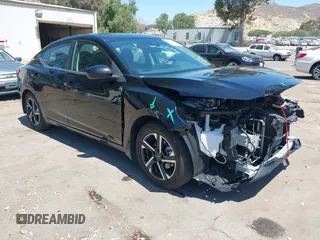 2024 Nissan Sentra SV with VIN 3N1AB8CV9RY271391, listed as a IAAI auction lot 42506867 with 15,955 mi miles and . Bid and sale history available at DreamBid. Image 1.