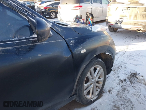 2013 Nissan Juke S with VIN JN8AF5MR8DT209858, listed as a IAAI auction lot 41341442 with 125,367 mi miles. Bid and sale history available at carsss.com. Image 6.