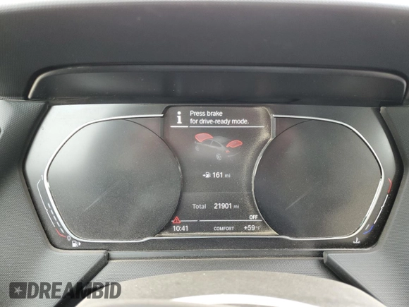 2021 BMW 2 Series 228i xDrive with VIN WBA73AK05M7H11134, listed as a Copart auction lot 52794895 with 21,901 mi miles and Salvage title. Bid and sale history available at DreamBid. Image 9.