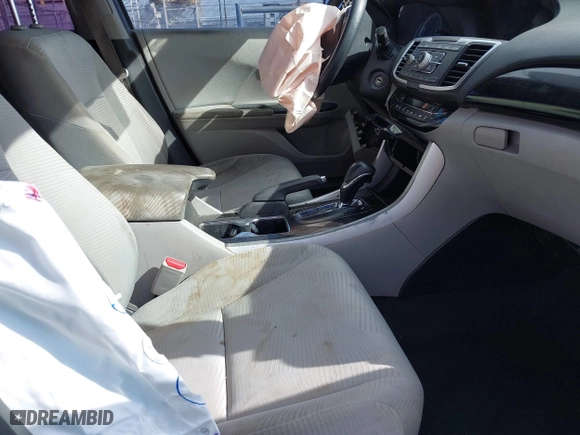 2017 Honda Accord Sedan LX with VIN 1HGCR2F30HA284608, listed as a IAAI auction lot 41808285 with 165,120 mi miles. Bid and sale history available at carsss.com. Image 5.