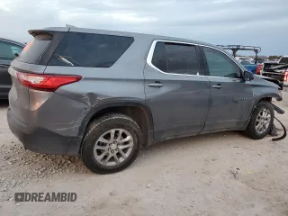 2020 Chevrolet Traverse LS with VIN 1GNERFKW2LJ145630, listed as a Copart auction lot 46484255 with 101,966 mi miles and Salvage Title. Bid and sale history available at carsss.com. Image 3.