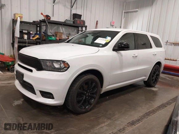 2020 Dodge Durango GT Plus with VIN 1C4RDJDG0LC161766, listed as a IAAI auction lot 42297800 with 102,613 mi miles and . Bid and sale history available at DreamBid. Image 19.