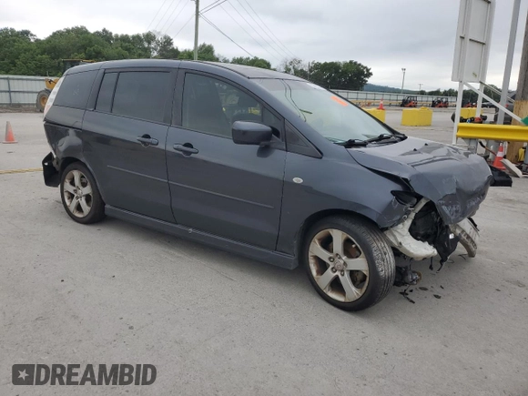 2006 Mazda 5 Touring with VIN JM1CR293860101825, listed as a Copart auction lot 62988265 with 197,786 mi miles and Salvage title. Bid and sale history available at DreamBid. Image 4.