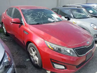 2015 Kia Optima LX z VIN 5XXGM4A70FG503492, wystawiony jako IAAI lot #41706213 z przebiegiem Nie podano mil oraz . Historia ofert i sprzedaży dostępna na DreamBid. Obrazek 1.