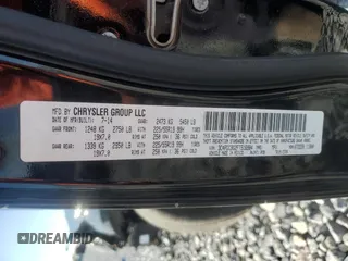 2015 Dodge Journey SXT with VIN 3C4PDCBG2FT516984, listed as a Copart auction lot 62260205 with 117,468 mi miles and Salvage title. Bid and sale history available at DreamBid. Image 13.