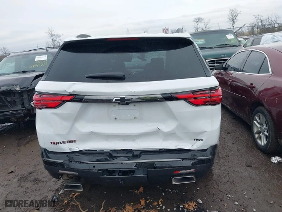 2023 Chevrolet Traverse Premier with VIN 1GNEVKKW6PJ314896, listed as a IAAI auction lot 41552390 with 25,535 mi miles. Bid and sale history available at carsss.com. Image 16.