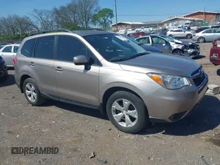 2015 Subaru Forester 2.5i Premium with VIN JF2SJAGC7FH802228, listed as a IAAI auction lot 41966732 with 96,186 mi miles. Bid and sale history available at carsss.com. Image 1.