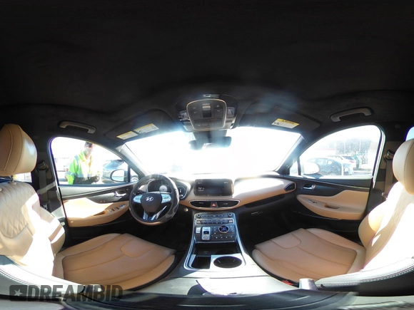 2021 Hyundai Santa Fe Calligraphy z VIN 5NMS5DAL4MH352689, wystawiony jako IAAI lot #41740911 z przebiegiem 15 589 mil mil oraz . Historia ofert i sprzedaży dostępna na DreamBid. Obrazek 18.