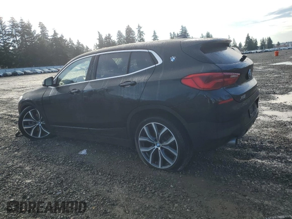 2018 BMW X2 xDrive28i with VIN WBXYJ5C36JEF78438, listed as a Copart auction lot 46850675 with 45,525 mi miles and Salvage Title. Bid and sale history available at carsss.com. Image 2.