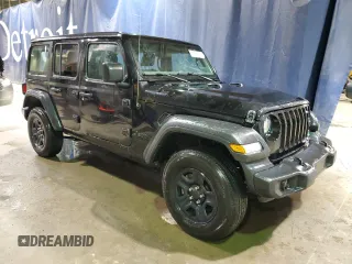 2022 Jeep Wrangler Unlimited Sport with VIN 1C4HJXDN6NW235859, listed as a Copart auction lot 86689334 with 11,354 mi miles and Clean Title. Bid and sale history available at DreamBid. Image 4.