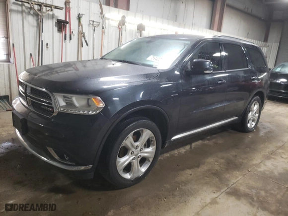 2014 Dodge Durango Limited with VIN 1C4SDJDTXEC332900, listed as a Copart auction lot 75940244 with 221,196 mi miles and Salvage Title. Bid and sale history available at carsss.com. Image 1.