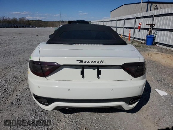 2015 Maserati GranTurismo Convertible Sport with VIN ZAM45VMA1F0150304, listed as a Copart auction lot 50679515 with 71,506 mi miles and Salvage Title. Bid and sale history available at carsss.com. Image 6.