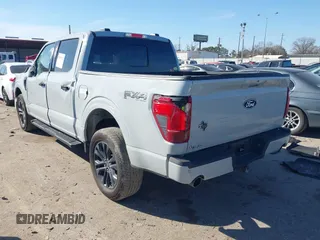 2024 Ford F-150 XLT with VIN 1FTFW3L57RFB09230, listed as a IAAI auction lot 41670274 with 13,614 mi miles. Bid and sale history available at carsss.com. Image 3.