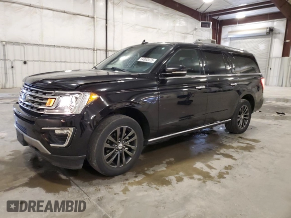 2021 Ford Expedition Max Limited with VIN 1FMJK2AT9MEA26586, listed as a Copart auction lot 54862075 with 72,949 mi miles and Salvage Title. Bid and sale history available at DreamBid. Image 1.