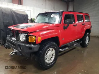 2006 Hummer H3 with VIN 5GTDN136768284402, listed as a Copart auction lot 48253275 with 247,733 mi miles and Salvage Title. Bid and sale history available at carsss.com. Image 1.