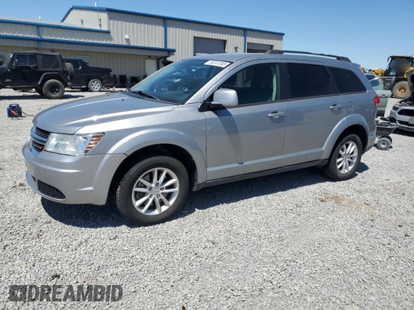 2017 Dodge Journey SXT with VIN 3C4PDDBG3HT591993, listed as a Copart auction lot 58241065 with 161,964 mi miles and Salvage title. Bid and sale history available at DreamBid. Image 1.