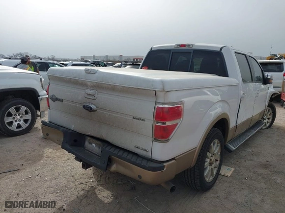 2011 Ford F-150 XL with VIN 1FTFW1CF3BKE08191, listed as a IAAI auction lot 41737384 with 155,948 mi miles. Bid and sale history available at carsss.com. Image 4.