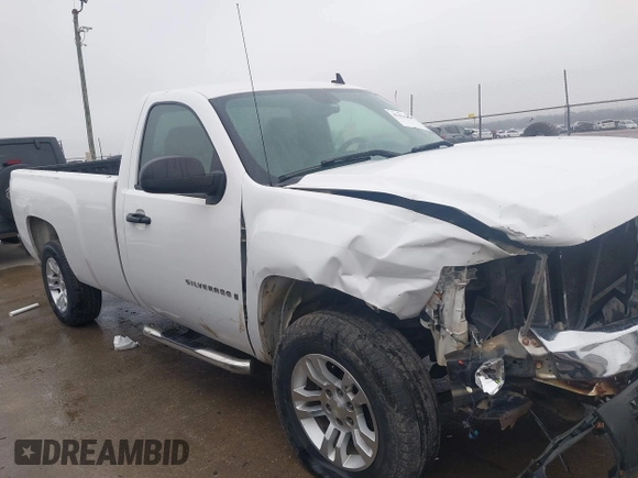 2007 Chevrolet Silverado 1500 Work Truck with VIN 1GCEC14057E602516, listed as a IAAI auction lot 41434497 with 276,087 mi miles. Bid and sale history available at carsss.com. Image 14.