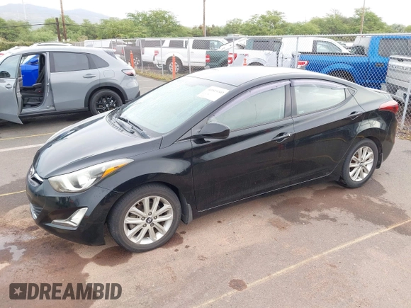 2014 Hyundai Elantra SE z VIN KMHDH4AEXEU172446, wystawiony jako IAAI lot #41819303 z przebiegiem 95 751 mil mil oraz . Historia ofert i sprzedaży dostępna na DreamBid. Obrazek 2.