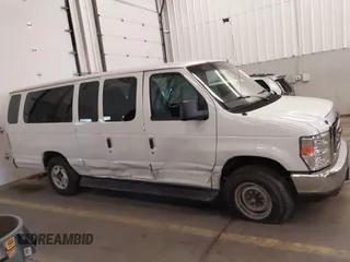 2008 Ford Econoline Passenger XL with VIN 1FDSS31L38DA89091, listed as a IAAI auction lot 41376194 with 136,554 mi miles and . Bid and sale history available at DreamBid. Image 13.
