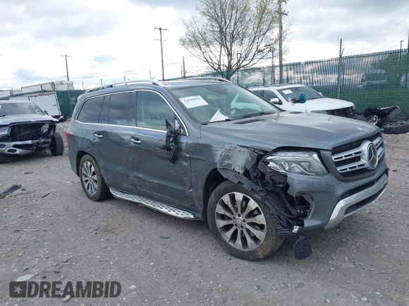 2017 Mercedes-Benz GLS 450 z VIN 4JGDF6EE3HA868406, wystawiony jako IAAI lot #42046056 z przebiegiem 106 655 mil mil oraz . Historia ofert i sprzedaży dostępna na DreamBid. Obrazek 1.