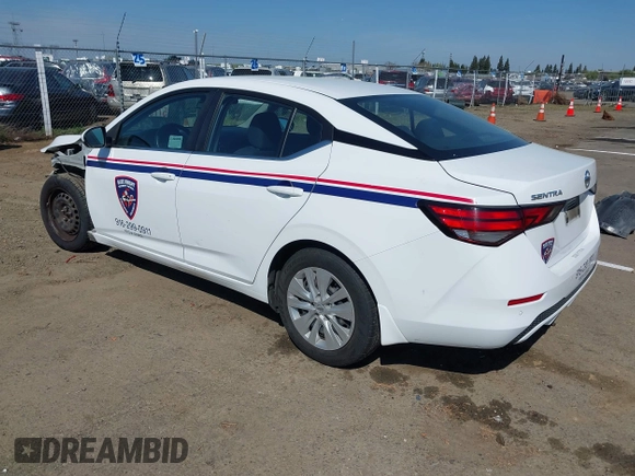 2020 Nissan Sentra S with VIN 3N1AB8BV2LY300741, listed as a IAAI auction lot 41896795 with 126,749 mi miles and . Bid and sale history available at DreamBid. Image 3.