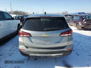 2023 Chevrolet Equinox LT with VIN 3GNAXKEG8PS123623, listed as a Copart auction lot 44256245 with 6,898 mi miles and Clean Title. Bid and sale history available at carsss.com. Image 6.